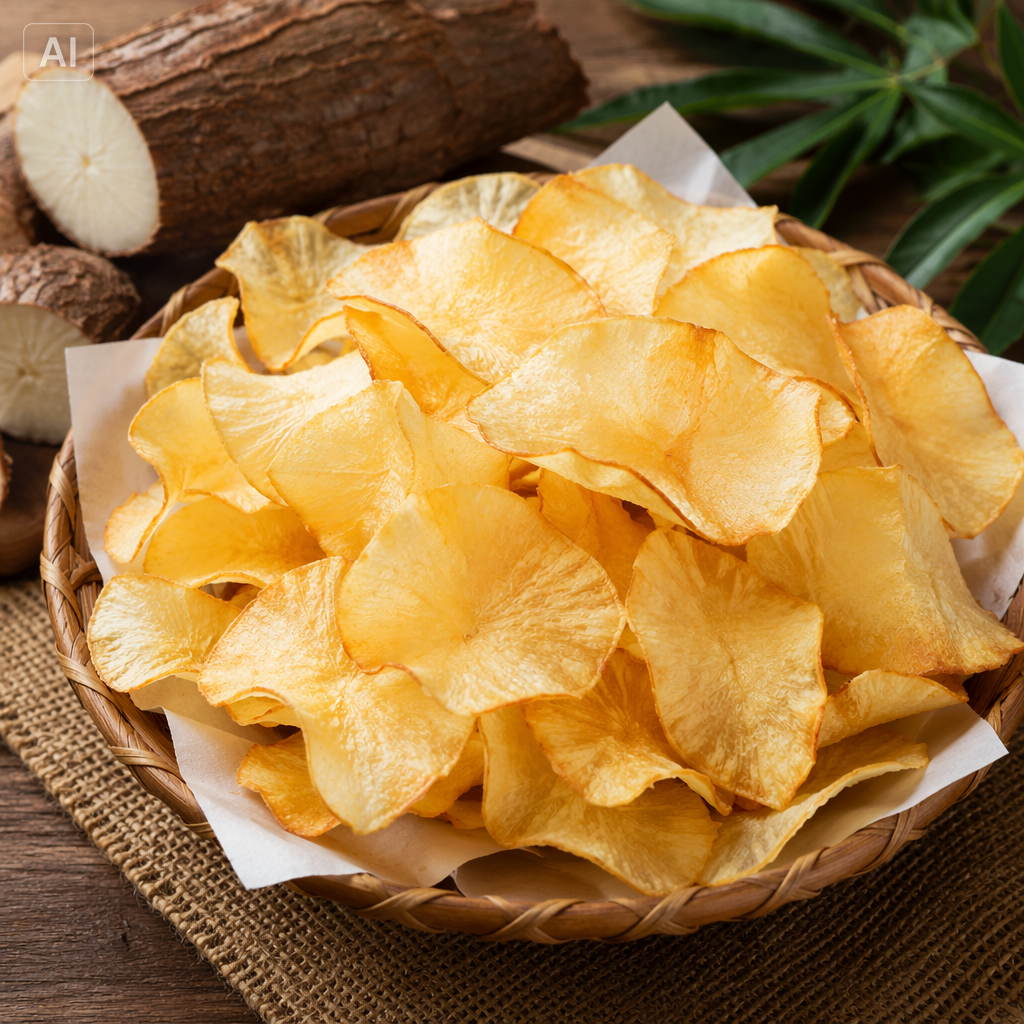 Kerepek Ubi Kayu Original 500g - Kerepek Pak Ngah